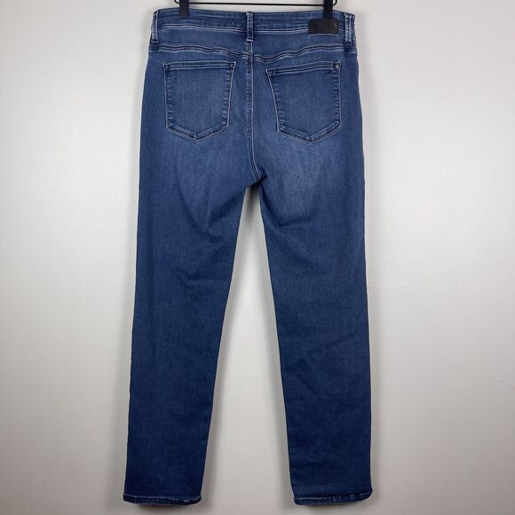 Mavi Womens Jeans 32 Kendra High Rise Straight Leg Denim Blue Mid Wash Stretch - Picture 6 of 10
